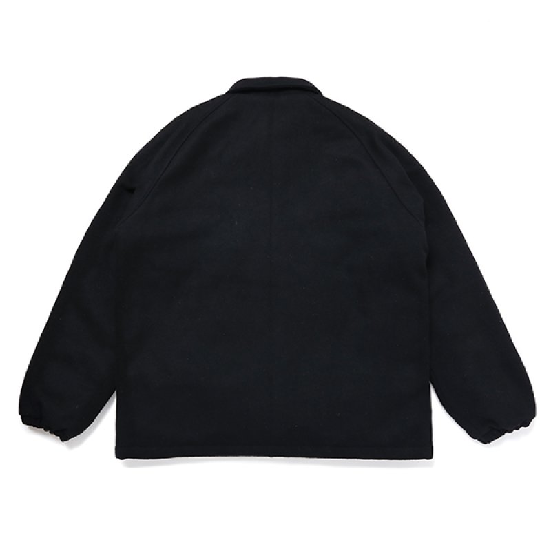 画像2: CHALLENGER/MELTON CLUB JACKET（BLACK）［メルトンクラブJKT-23秋冬］