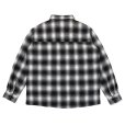 画像2: CHALLENGER/L/S CHECK WORK SHRIT（GRAY）［チェックワークシャツ-23秋冬］ (2)