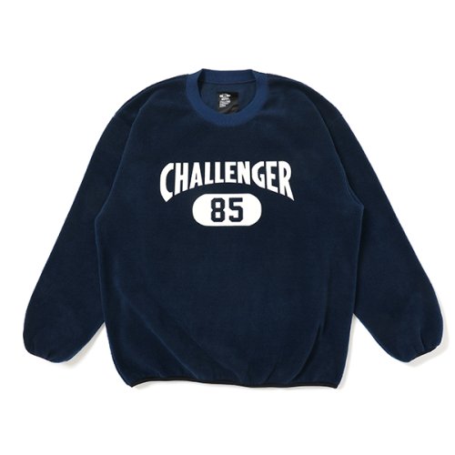 他の写真1: CHALLENGER/C/N COLLEGE FLEECE（NAVY）［フリースクルーネック-23秋冬］