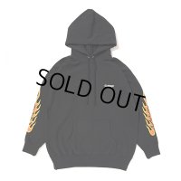 CHALLENGER/FLAMES HOODIE（BLACK）［プルオーバーパーカー-23秋冬］