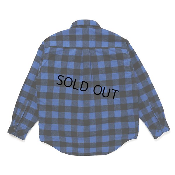 画像2: CHALLENGER/BUFFALO CHECK LINING SHIRT（NAVY/BLACK）［バッファローチェックライニングシャツ-23秋冬］