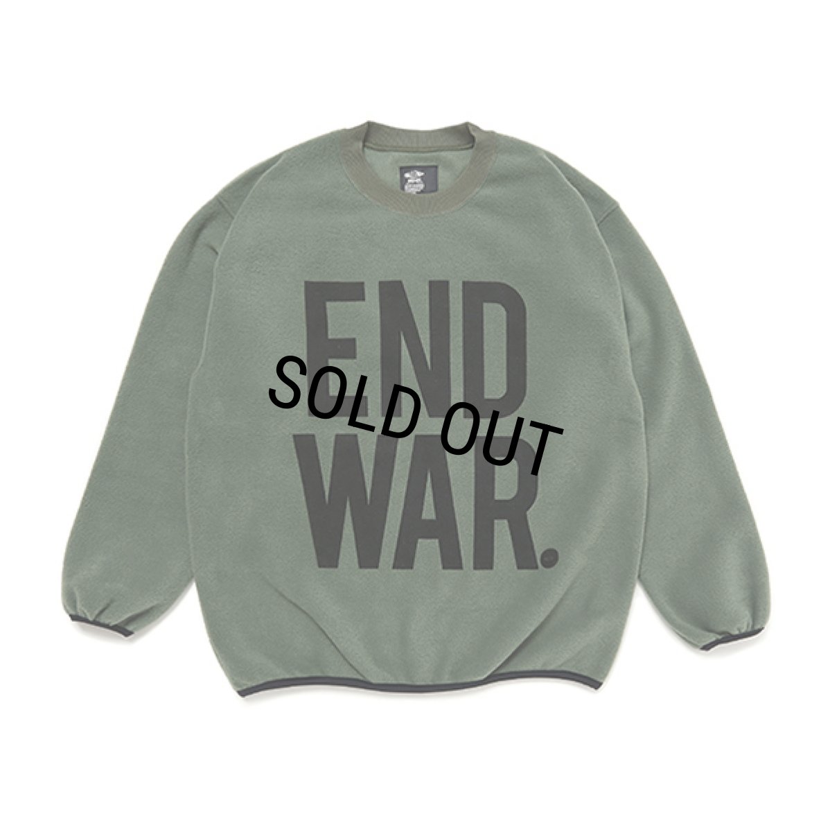 画像1: CHALLENGER/C/N END WAR FLEECE（DARK GREEN）［フリースクルーネック-23秋冬］ (1)