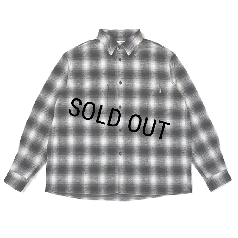 CHALLENGER/L/S CHECK WORK SHRIT（GRAY）［チェックワーク