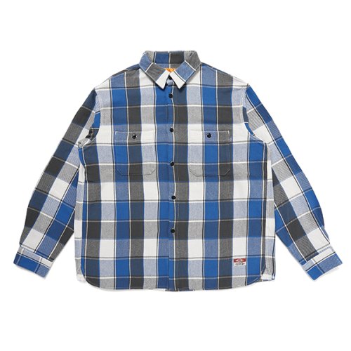 他の写真1: CHALLENGER/L/S BIG CHECK SHIRT（BLUE）［ビッグチェックシャツ-23秋冬］