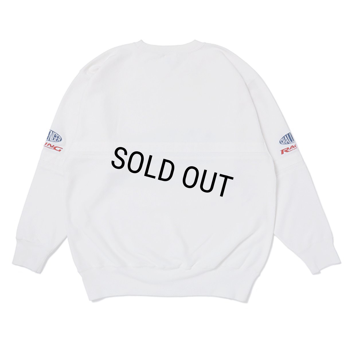 画像2: CHALLENGER/CMC RACING SWEAT（WHITE）［クルーネックスウェット-23秋冬］ (2)