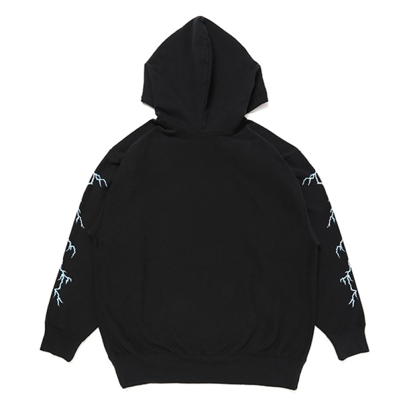 画像2: CHALLENGER/THUNDER WOLF HOODIE（BLACK）［プルオーバーパーカー-23秋冬］