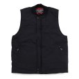 画像1: CHALLENGER/DERBY DOWN VEST（BLACK/RED）［ダービーダウンベスト-23秋冬］ (1)