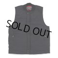 CHALLENGER/DERBY DOWN VEST（BLACK/RED）［ダービーダウンベスト-23秋冬］