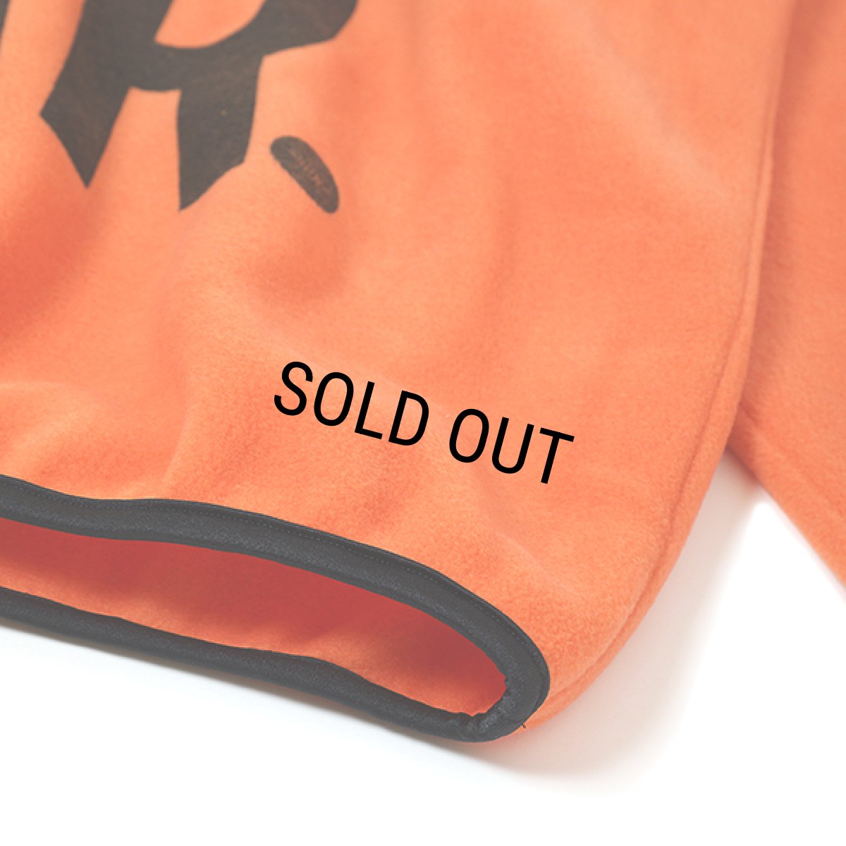 画像4: CHALLENGER/C/N END WAR FLEECE（ORANGE）［フリースクルーネック-23秋冬］ (4)