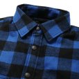 画像4: CHALLENGER/BUFFALO CHECK LINING SHIRT（NAVY/BLACK）［バッファローチェックライニングシャツ-23秋冬］