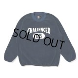 CHALLENGER/C/N COLLEGE FLEECE（NAVY）［フリースクルーネック-23秋冬］