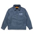 画像1: CHALLENGER/LOGO WORK JACKET（BLUE GRAY）［ロゴワークJKT-23秋冬］ (1)