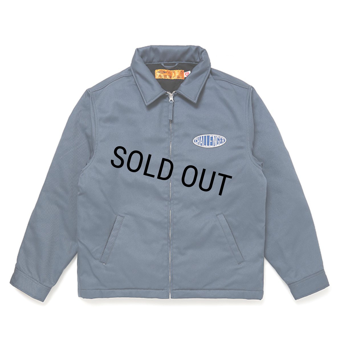 画像1: CHALLENGER/LOGO WORK JACKET（BLUE GRAY）［ロゴワークJKT-23秋冬］ (1)