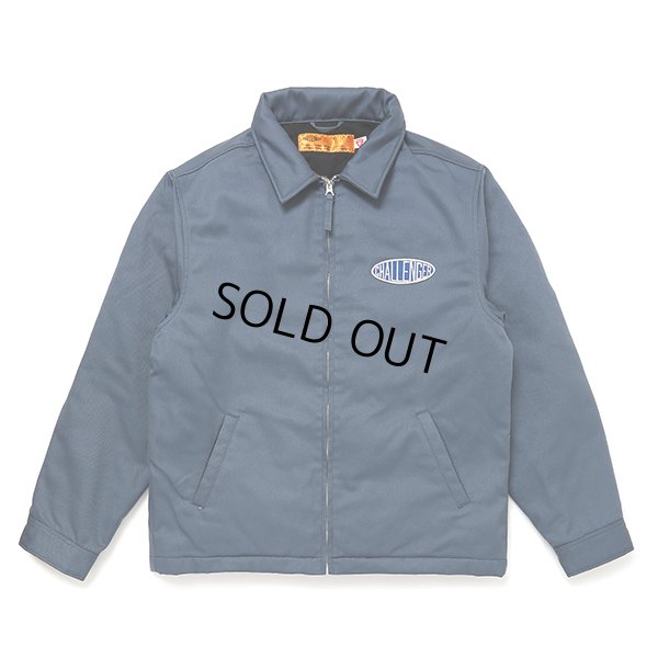 画像1: CHALLENGER/LOGO WORK JACKET（BLUE GRAY）［ロゴワークJKT-23秋冬］