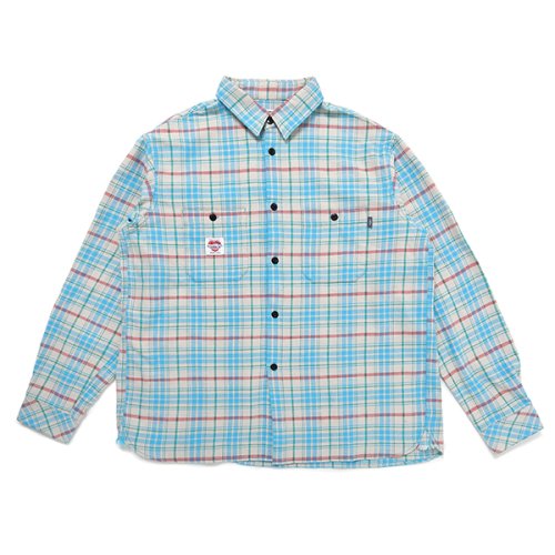 他の写真1: CHALLENGER/L/S CHECK SHRIT（BLUE）［チェックシャツ-23秋冬］