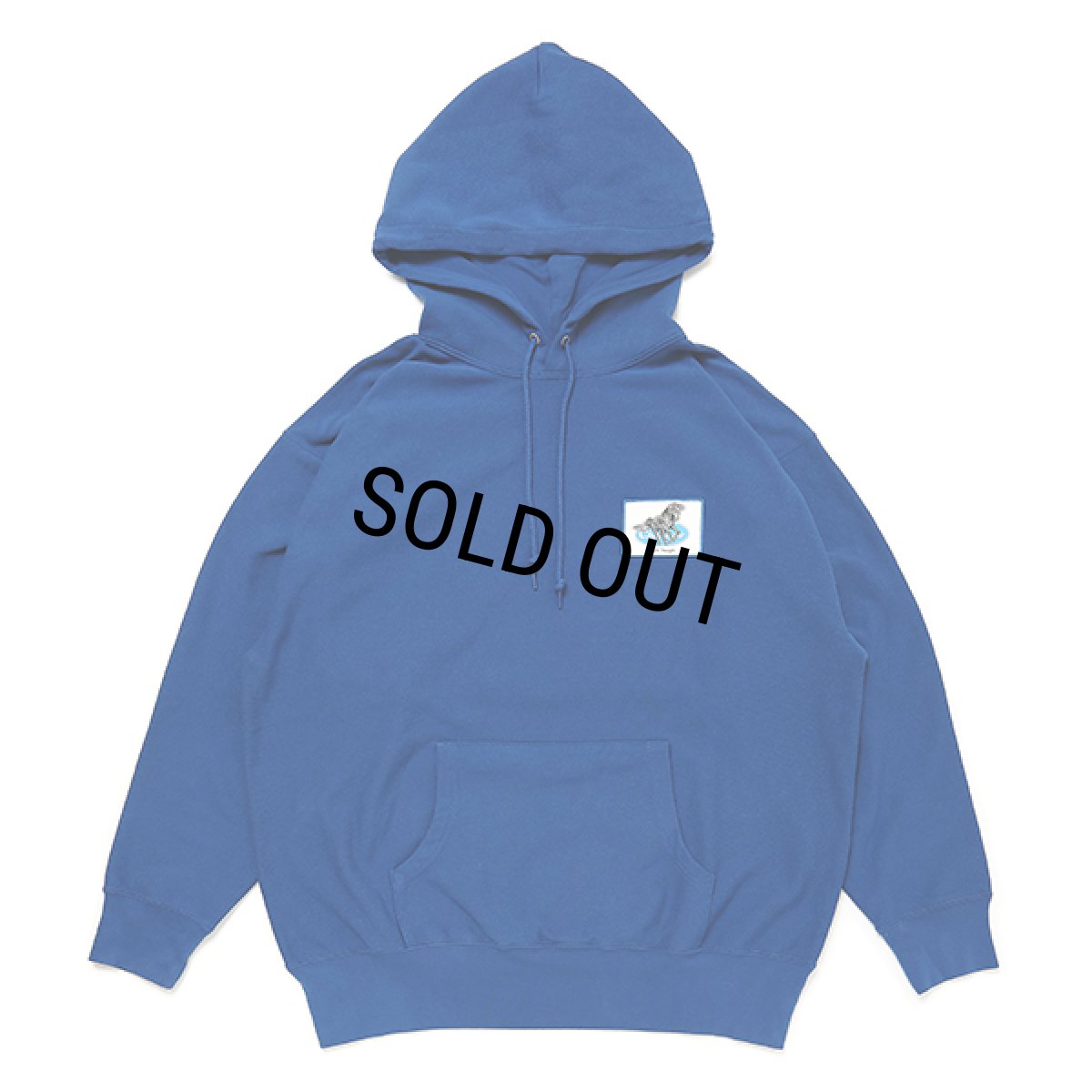 画像1: CHALLENGER/IRON HORSE HOODIE（BLUE）［プルオーバーパーカー-23秋冬］ (1)