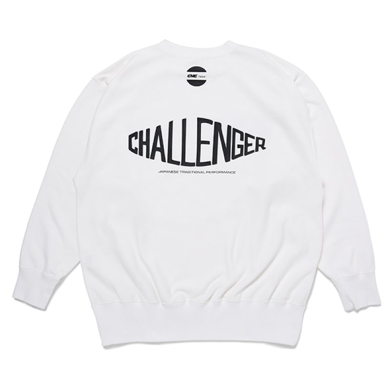 画像2: CHALLENGER/CMC TECH C/N SWEAT（WHITE）［クルーネックスウェット-23秋冬］