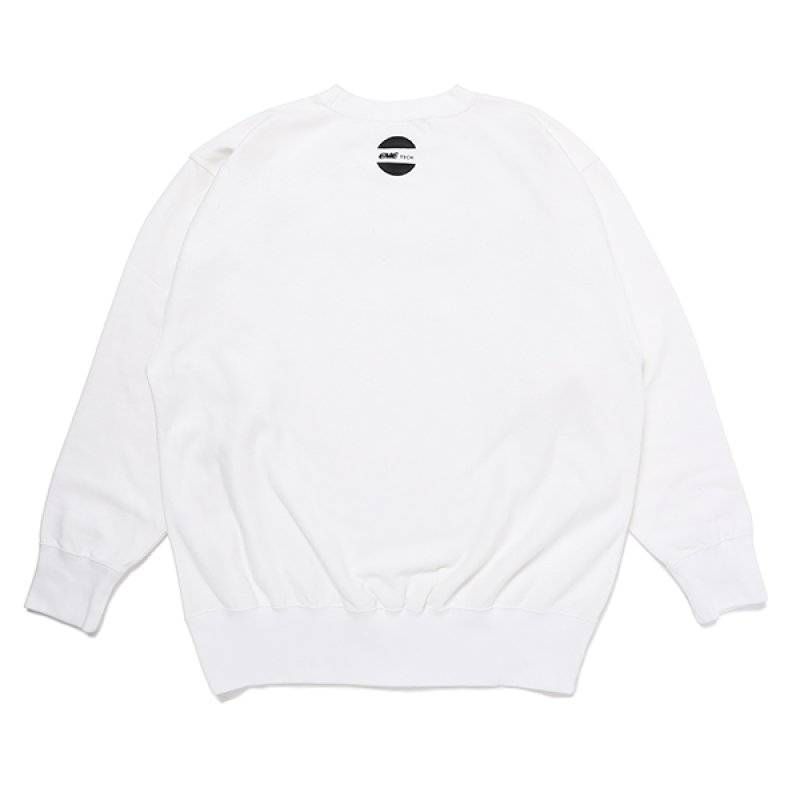 画像2: CHALLENGER/RACING LOGO C/N SWEAT（WHITE）［クルーネックスウェット-23秋冬］