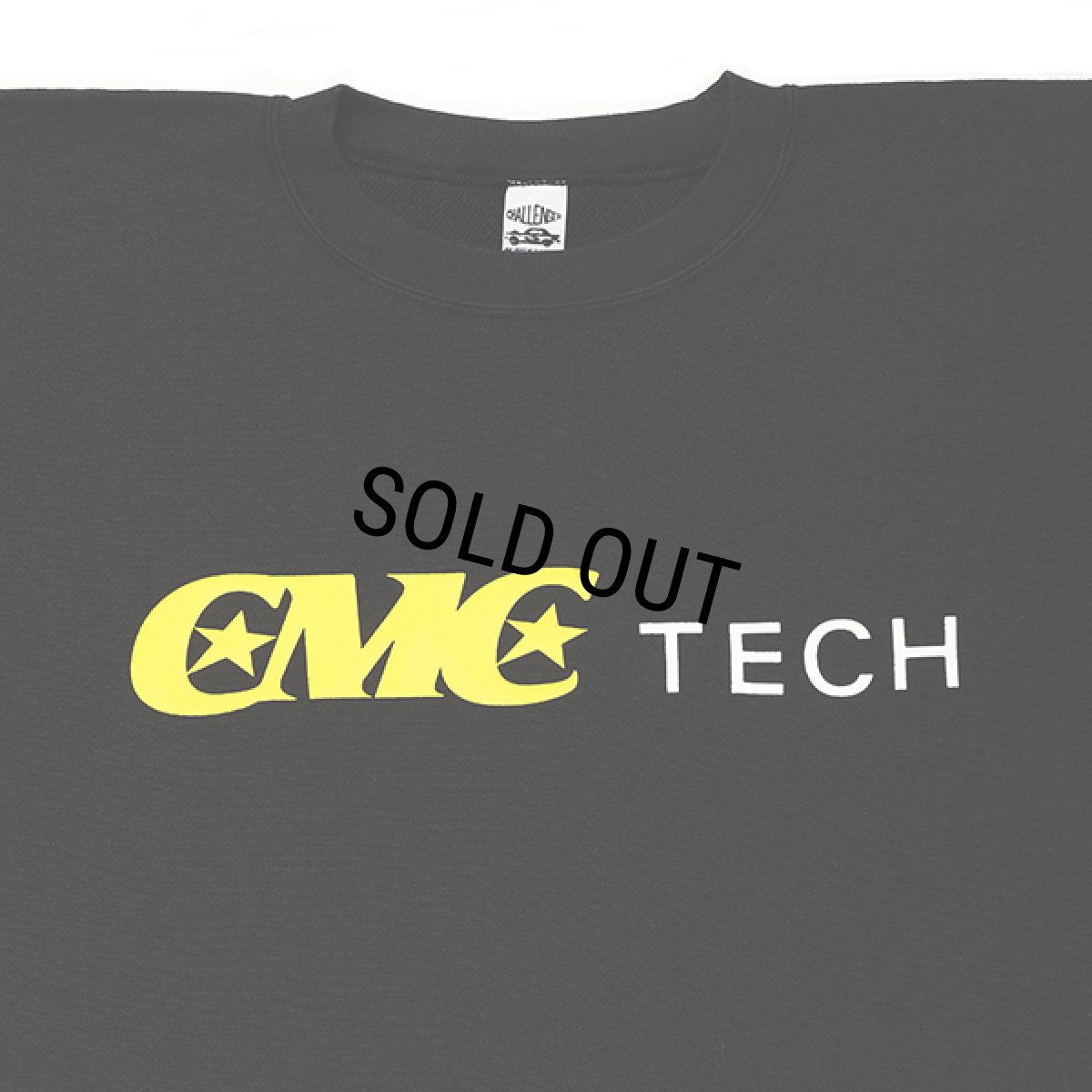 画像3: CHALLENGER/CMC TECH C/N SWEAT（BLACK）［クルーネックスウェット-23秋冬］ (3)