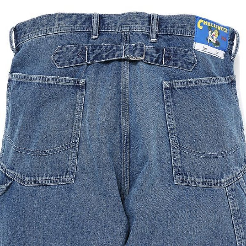 画像3: CHALLENGER/WASHED PAINTER PANTS（WASHED INDIGO）［ウォッシュドペインターパンツ-23秋冬］