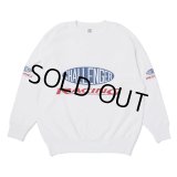 CHALLENGER/CMC RACING SWEAT（WHITE）［クルーネックスウェット-23秋冬］