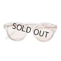 COOTIE PRODUCTIONS/Raza Round Glasses（Clear/Light Brown）［眼鏡-23春夏］