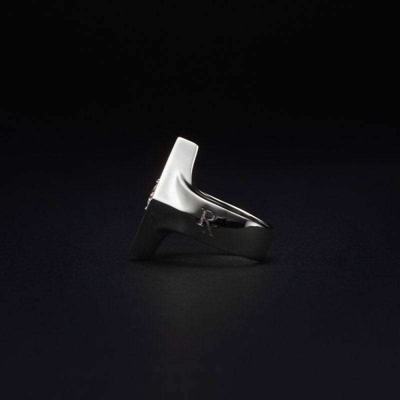 画像2: ANTIDOTE BUYERS CLUB/Engraved Diamond Ring（Silver）