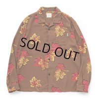 RATS/RAYON SHIRT（BROWN）［レーヨンシャツ-23春夏］