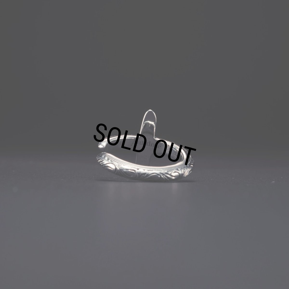 画像3: ANTIDOTE BUYERS CLUB/Engraved Cross Ring（Silver） (3)