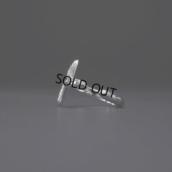 画像2: ANTIDOTE BUYERS CLUB/Engraved Cross Ring（Silver）