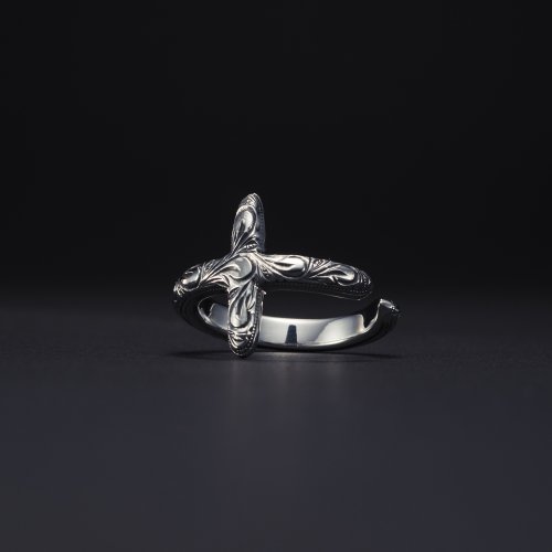 他の写真1: ANTIDOTE BUYERS CLUB/Engraved Cross Ring（Silver）
