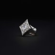 画像1: ANTIDOTE BUYERS CLUB/Engraved Diamond Ring（Silver） (1)