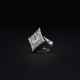 ANTIDOTE BUYERS CLUB/Engraved Diamond Ring（Silver）［ダイヤリング］