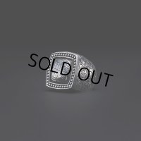 ANTIDOTE BUYERS CLUB/Engraved Mafia Ring（Silver）