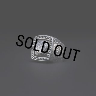 ANTIDOTE BUYERS CLUB/Engraved Mafia Ring（Silver） - JONAS