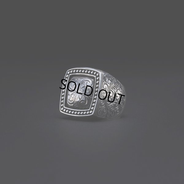 画像1: ANTIDOTE BUYERS CLUB/Engraved Mafia Ring（Silver）