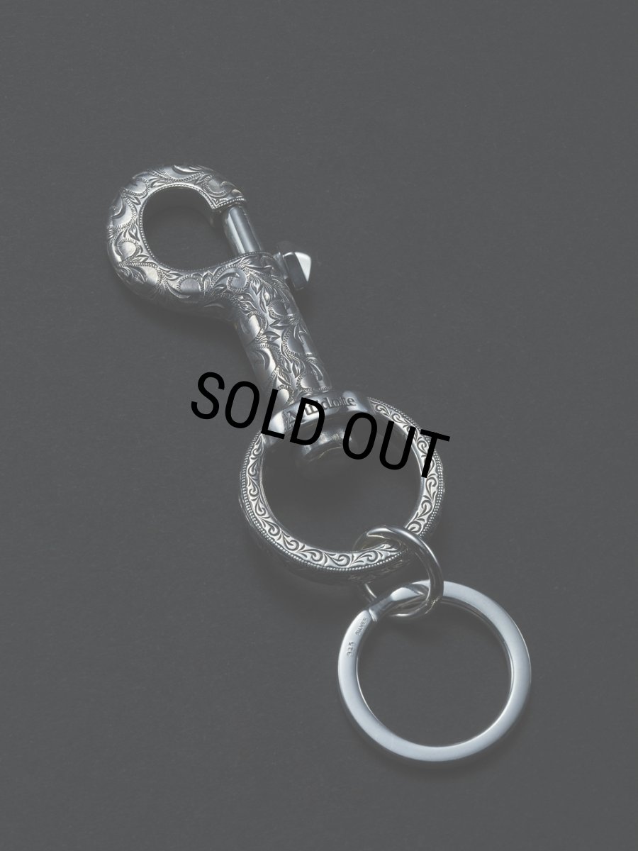 画像3: ANTIDOTE BUYERS CLUB/Engraved Key Ring Clip（Silver） (3)