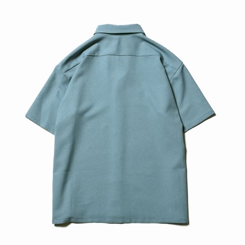 他の写真2: CALEE/Embroidery fly front S/S shirt（Lt.Blue）［フライフロントシャツ-23春夏］