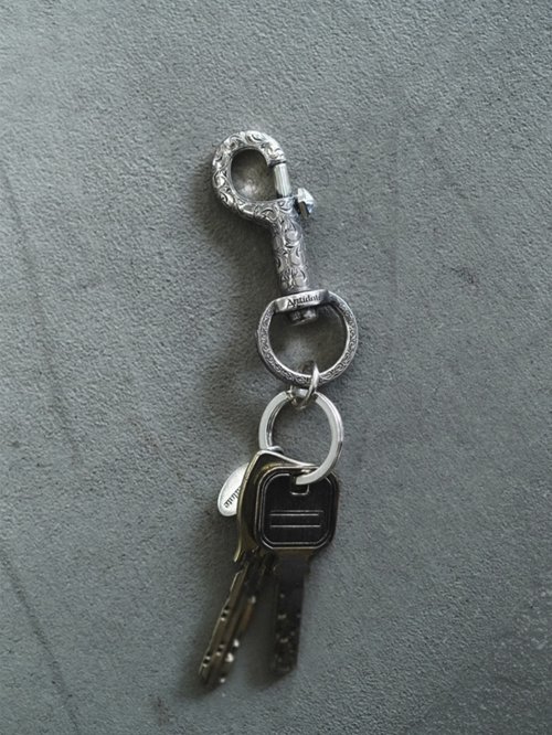 他の写真3: ANTIDOTE BUYERS CLUB/Engraved Key Ring Clip（Silver）［キーリングクリップ］