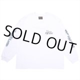 PORKCHOP/PC ROD L/S TEE（WHITE）［プリント長袖T-23春夏］