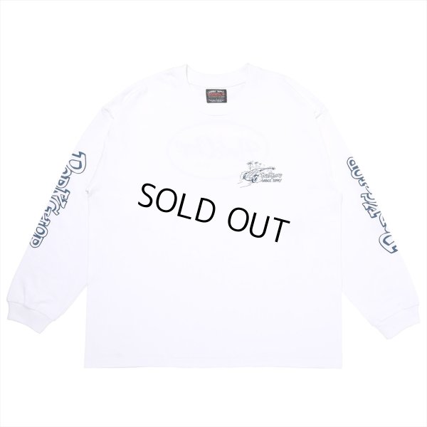 画像1: PORKCHOP/PC ROD L/S TEE（WHITE）［プリント長袖T-23春夏］