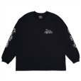 画像1: PORKCHOP/PC ROD L/S TEE（BLACK）［プリント長袖T-23春夏］ (1)