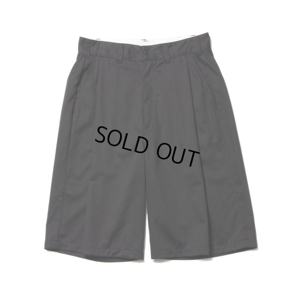 画像1: COOTIE PRODUCTIONS/C/R Twill Raza 1Tuck Shorts（Black）［C/Rツイルワンタックショーツ-23春夏］