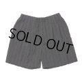 COOTIE PRODUCTIONS/Stripe Sucker Cloth 2 Tuck Easy Shorts（Black）［ストライプサッカーツータックショーツ-23春夏］