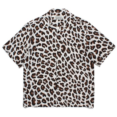 他の写真1: WACKO MARIA/LEOPARD OPEN COLLAR SHIRT（IVORY）［レオパードオープンカラーシャツ-23春夏］