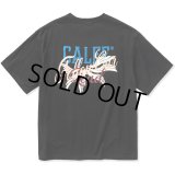 CALEE/Drop shoulder CALEE FOL logo t-shirt（Black） 【50%OFF】［ドロップショルダーT-23春夏］