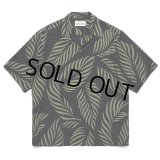 WACKO MARIA/LEAF HAWAIIAN SHIRT（BLACK/GREEN）［リーフハワイアンシャツ-23春夏］