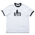 画像1: RATS/CASH TRIM TEE（WHITE）［トリムT-23春夏］ (1)