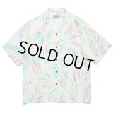 WACKO MARIA/LEAF HAWAIIAN SHIRT（WHITE）［リーフハワイアンシャツ-23春夏］