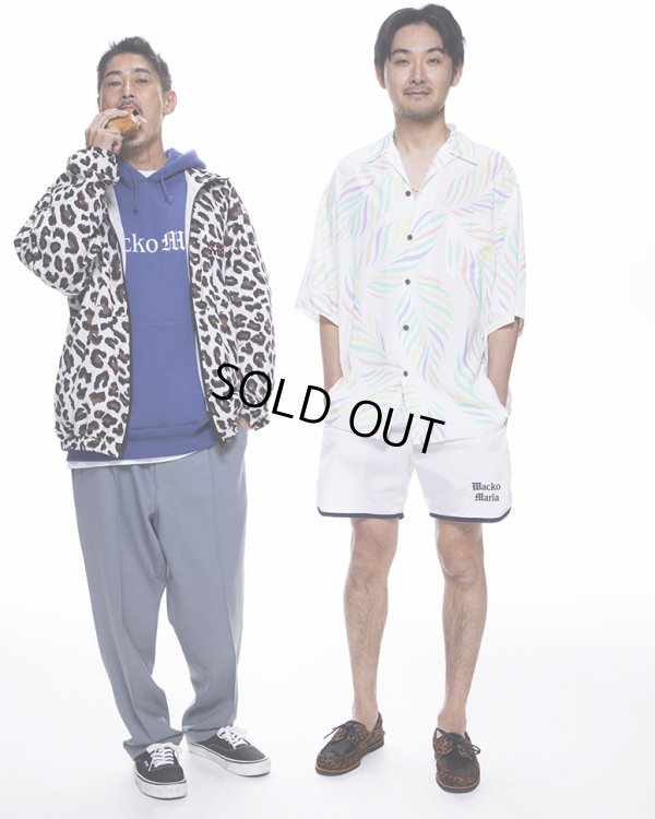 画像2: WACKO MARIA/LEAF HAWAIIAN SHIRT（WHITE）［リーフハワイアンシャツ-23春夏］